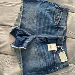 a.n.a size 14 high waist jean shorts